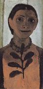 Self-portrait with Amber Necklace Paula Modersohn-Becker